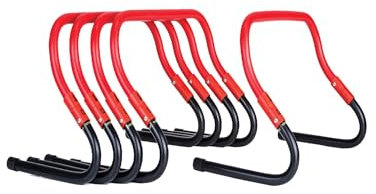 Gymstick Koordinationshürden 5er-Set Rot-Schwarz, 46 x 28,5 x 30,5 cm