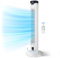 KEPLIN Cooling 36-inch Tall Tower Fan with Remote Control | 3 Speed Settings & 3 Mode Settings | LED Display & Touch Panel Controls | Quiet & Powerful Modern Design Oscillating Standing Fan (White)