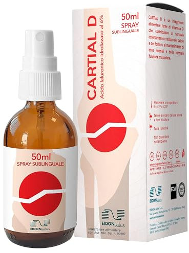 Integratore per articolazioni, ossa e muscoli. Novità assoluta. Acido ialuronico. Concentrazione Max. Vitamina D3. Per le prestazioni degli sportivi e per i fastidi legati all’età. Sublinguale.