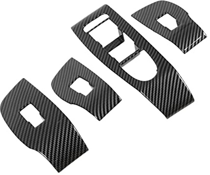Fensterheber Schalterblende 4 Stück, Carbon Optik, für 3 Schrägheck Limousine CX30, Innenraum Dekor Ersatz