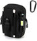 PISCORUSH Taktische Hüfttaschen, MOLLE EDC Hüfttasche Outdoor Gürteltasche Bauchtasche Handytasche Tragetasche für Smartphone, Kompakt und leicht (Mit einfachem Karabiner, Schwarz)