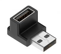 CY 10 Gbit/s USB 3.0 Stecker auf Buchse, Verlängerungskabel, Daten-Video-Adapter, 90 Grad nach unten abgewinkelt
