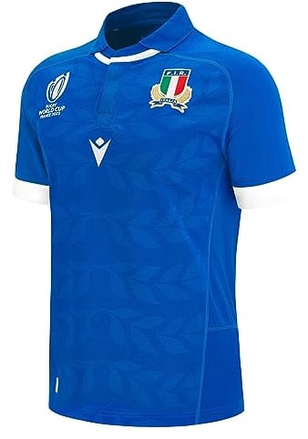 Italy RWC 2023 Home Replica Rugby Football Soccer T-Shirt Trikot