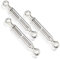 Qjaiune Tenditori M10, tenditori per occhielli e occhi, in acciaio inossidabile 304, tenditore regolabile per funi metalliche, tenditore resistente per tensione di funi metalliche, parasole e