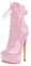 MissHeel Stivaletti con tacco alto, rosa., 43 EU