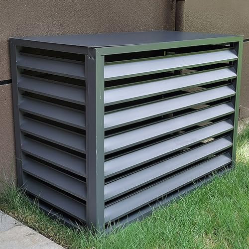 Copri Condizionatore Da Esterno, Protezione Degli Schermi Della Privacy Del Recinto Del Giardino, Copertura Per Pompa Di Calore, Mobile Copertura Condizionatore, Ideale Per Cortili, Ponti, Ristoranti
