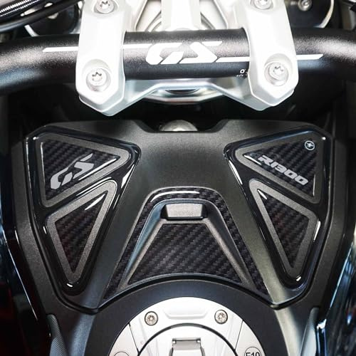 LABELBIKE 3D Motorrad Tankdeckelaufkleber kompatibel mit BMW | R1300GS, Harzschutz, Kratzfestigkeit, Dekoration