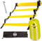 Football Master 6 metre Agility ladder with 10 training cones Adjustable Jump Step Rope outdoor rungs fitness speed training equipment