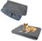 Nogsay Bezüge für Hundebetten,Ersatz Hundebett Weicher Plüsch Bezug,Wasserdicht Waschbar Abnehmbare Bezug für Haustier Hundekissen (S:76x51x15 cm)