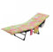 LKH Beach Sun Lounger Towels with Pockets & Shoulder Strap Beach Sunbed Towels Microfiber Quick Dry Cover for Sun Lounger Pool Chair Outdoor 210x75CM (Green & Pink)