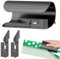 Yuragim Geschenkpapier Schneider für Rollen, Geschenkpapier Schneider Geschenkpapier Cutter, Tragbare Papierschneider, Wrapping Paper Cutter Roll Papier Schneidegerät für Geschenkpapier, Weihnachten