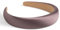 SXQLYH Cerchietto imbottito in raso perlato – Cerchietto imbottito da donna – Fascia per capelli da donna – Fascia per capelli da donna – Fascia per capelli larga imbottita per donne ragazze (viola,
