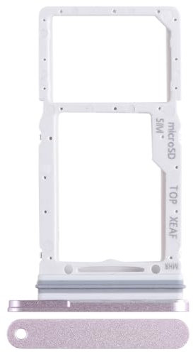 SIM Card Tray + Micro SD Card Tray Holder Slot Replacement for Samsung Galaxy Tab S9 FE SM-X516 LTE Edition,SIM Card Tray Replacement (Pink)