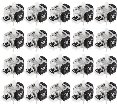 SG Store Lot de 20 modules de joystick analogique 3D de rechange compatibles avec PS2 Compatible avec PS3 Compatible avec manette Xbox 360