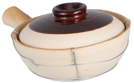 MAGICLULU Olla De Barro Para Cocinar Con Auténtico Sabor Cazuela De Estilo Japonés Para Sopa De Arroz