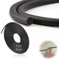 TXXATX Fugen Dichtschnur EPDM Fugenfüllprofil Ø 4 mm Dichtschnur für Fugen 12 m Moosgummi Dichtung Schwarz Fugenband Dichtung Schaum Rundschnur Fugenschnur für Türen Fenstern Wänden und Decken