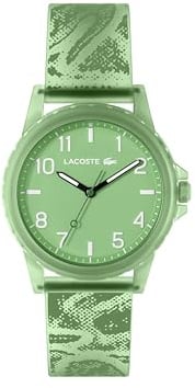 Lacoste Rider Kinderuhr Analog – Quarzuhr, Wasserdicht, Silikonarmband – Für Jungen und Mädchen