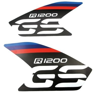 CFSJRXZ Tankaufkleber Für B&MW R1200GS LC R 1200 R1200 GS 2013 2014 2015 2016 2017 2018 rutschfest, Wasserdicht Motorrad-Kraftstofftank-Aufkleber Pads(Satz 1)