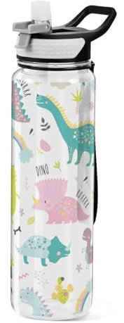 Botella de agua de 1 litro, diseño a prueba de fugas, botella de plástico Tritan sin BPA, para escuela, oficina, gimnasio, ciclismo