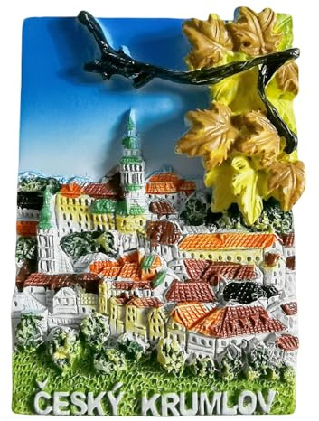 Cesky Krumlov Tschechische Republik Touristen-Souvenir 3D-Kühlschrankmagnet Kühlschrankdekoration Magnet