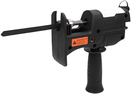 AUNMAS Electric Reciprocating Saw Drill Adapter, Ergonomic Handle, 3 Saw Blades for Wood Metal Meat Cutting, Compatible with Most Electric Drills
