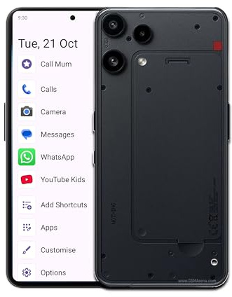 OtherPhone The Child-Safe Smartphone | Harmful Content Blocking Across All Apps | Parental Controls | Location Tracking | Developed with Mumsnet | Built on Nothing 3(a) Lite (Black)
