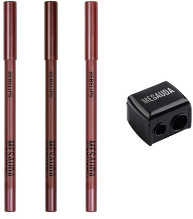 Mesauda Rebelips Luxe Matte Kit – Matite Labbra per Look Eleganti e Raffinati
