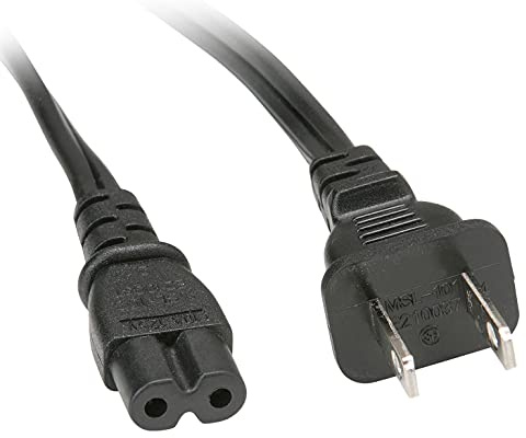 2 Attaches Cordon d'alimentation/câble d'alimentation d'imprimante pour imprimante Canon Pixma MP160 et de Nombreux Autres Modèle Dell, HP, Lexmark, Canon, Brother, Epson. Length: 6ft Your Lastname