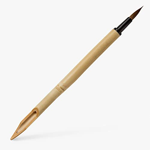 JAS : Chinese Painting : Bamboo Brush Pen : Medium : Brush on one end : Pen on The Other