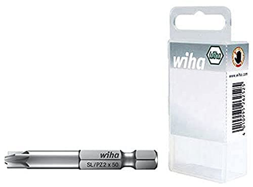 WIHA 36082 - Set de 2 x puntas professional 70 mm SL/PZ2 x 70 mm Cod. 7049XZ942