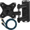 Cheetah Mounts ALAMB Staffa da Parete per Monitor e TV da 12 a 24 Pollici e Vesa da mm 75 a mm 100, fino a kg 18; Supporto da muro a braccio articolato rotante e inclinazione regolabile.