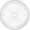 MINERVA Vollkreis Winkelmesser, Grad 360°, 30 cm, transparent