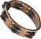 Meinl Percussion Compact Wood Tambourine - 2-reihiges Tamburin - Durchmesser 8 Zoll - Siam Eiche / Stahl, Walnut Brown/ Natur (CTA2WB)