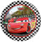 Procos 87103 - Platos de papel de Cars Formula, diámetro de 23 cm, 8 unidades, multicolor