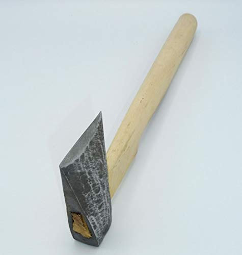 Shop of Wonder Axt, Universalaxt, Beil von Hand geschmiedet mit Holz-Stiehl (Universalbeil 37 cm – 650 gr.)