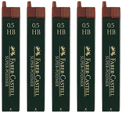 Faber Castell SUPER-POLYMER Feinminen 0.7HB (5x, 0.5HB)