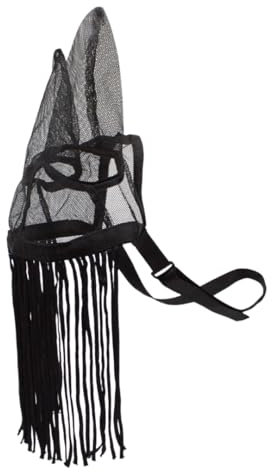 PFIFF 102354 Fliegenfransen mit Ohrennetz, schwarz Full