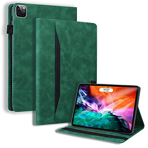 Auslbin Coque iPad Air 4ème Génération 10.9 Pouces Étui avec Fonction Support et Sommeil/Réveil Auto Case Housse de Protection Tablette pour iPad Air 4 2020,Vert