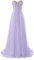 yhfshop Abendkleid Brautjungfernkleider Lange Chiffon A-Linie Abendkleider Formale Abendkleider Abendkleid-Flieder_40