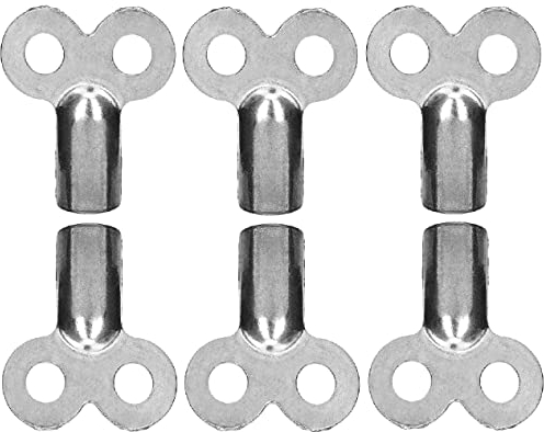 RV-Parts 6X Entlüftungsschlüssel Universal alle Heizkörper Schlüssel zum Entlüften Lüften Aller Heizungen Radiator Key Entlüfter Heizung