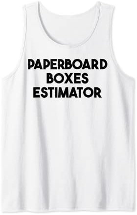 Karton-Boxen Schätzer Tank Top