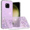 Compatibile con Cover Huawei Mate 20 Pro Glitter Trasparente,Custodia Huawei Mate 20 Pro Sottile Silicone Brillantini Case (Viola)