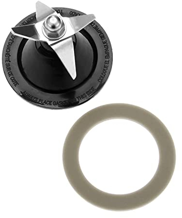 REACHYEA 2 unids/kit Blender Cutter Blade+junta junta junta sello anillo 911993900,990035700 y 990079500 repuesto piezas para Hamilton Beach 908, 909, 939