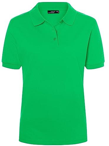 James & Nicholson Damenpolo Classic - Piqué-Poloshirt mit gestrickten Bündchen