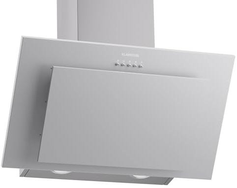 Klarstein Dunstabzugshaube 60cm, Abluft/Umluft Dunstabzugshaube mit Spülmaschinenfestem Filter, Energieeffizienz A++, LED-Beleuchtung, Leise Abzugshaube mit 305m³/h Luftstrom, Effiziente Wandhauben
