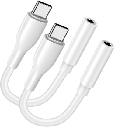 USB C to 3.5mm Headphone Adapter for Samsung Galaxy S25 Ultra S24 S23 FE Ultra Plus S22 S21 A55 A35 A54 A34,Google Pixel 8 7 Pro 8a 7a,iPhone 16 15 Pro, Type C Audio AUX Mic Jack Adapter Dongle Cable