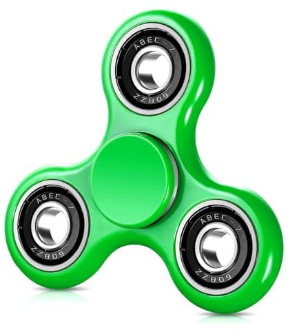 SCIONE Fidget Spinner Sensory Hand Fidget Spielzeug,Angst Stress Relief Party Geschenke für Kinder und Erwachsene Goodie Bag Stuffers(Grüner)