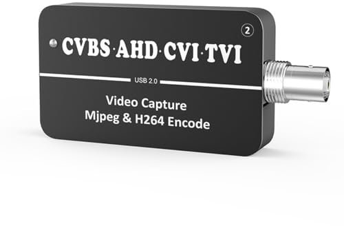 PRATYAHARA 1 Stück LCC261 1080P CVBS auf USB Video Capture Card Aluminiumlegierung 264 und MJPEG Zwei Streamer Encoder AHD CVI TVI auf USB UVC Capture