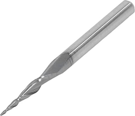 Konischer Kugelfräser aus Wolframstahl, CNC-Kugelfräser, Nasenschaftfräser, Fräser, CNC-Kugelfräser mit Aufbewahrungsbox für Effiziente Aluminium- und Holzverarbeitung