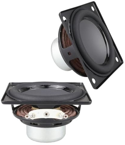 Potentes altavoces de frecuencia completa de 57 mm, imanes interiores, 4 ohmios, 12 W, par con graves para altavoz auditivo, 2 unidades